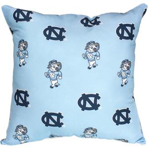 College Covers Everything Comfy North Carolina Tar Heels 16" x 16" Decorative Pillow, Includes 2 Pillows