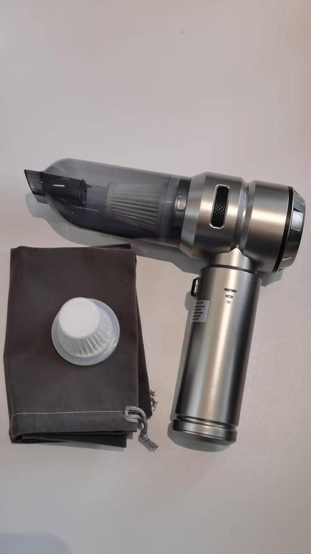 Car Vacuum Mini Cordless(Mysterious Silver)