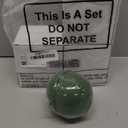 Shihanee 8 Pcs Half Ball Floral Dry Foam Green Round Foam Block Dry Balls Large Flower Craft for Artificial Plant Bouquet Arrangement DIY Craft(3.54 x 1.77 Inches)