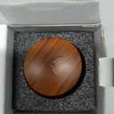 KNODOS 54mm Espresso Distribution Tool Rosewood Stainless Steel Adjustable Coffee Distributor Leveler Compatible with Breville Espresso Machine Accessories (53.35mm)