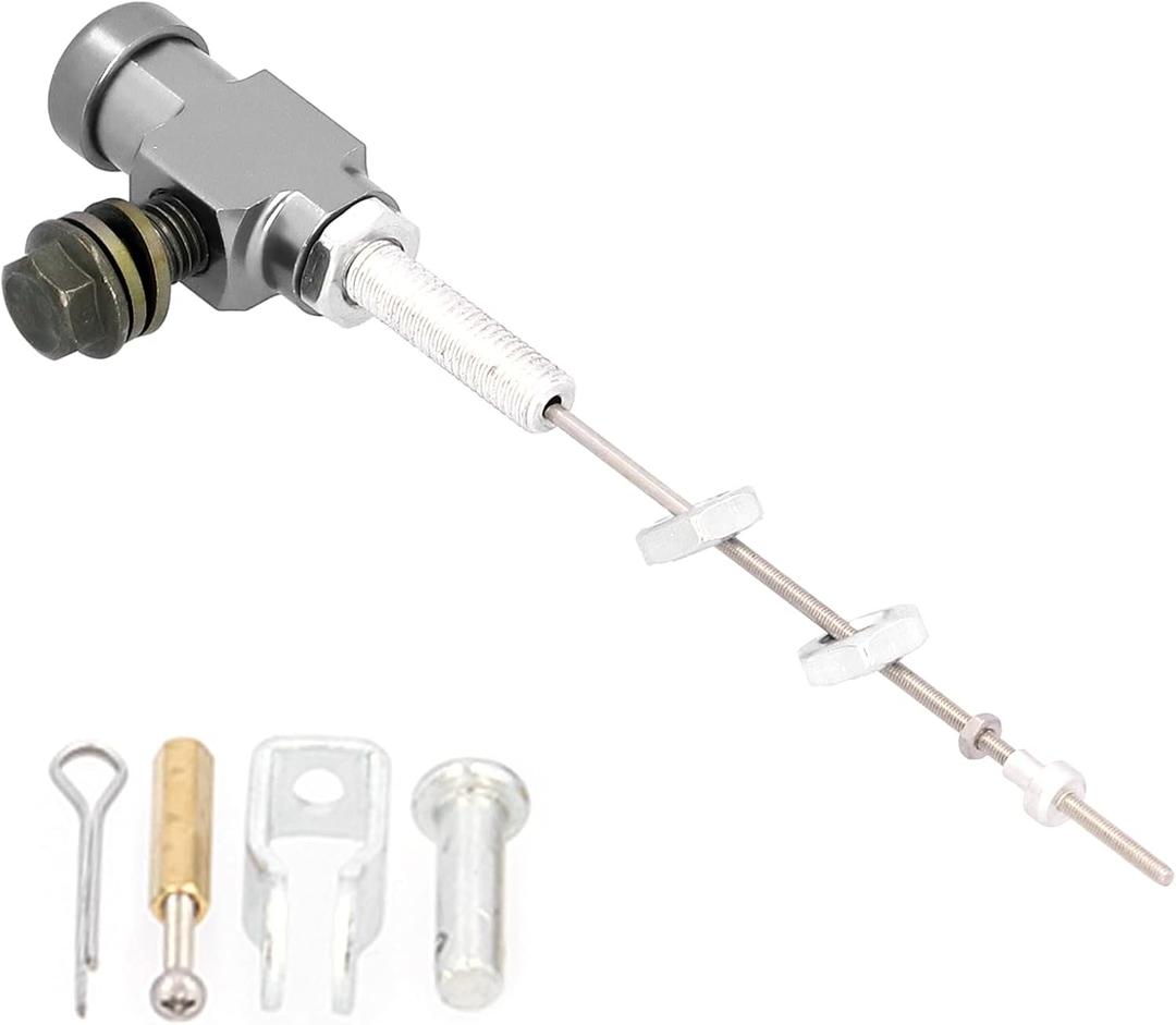Aramox Hydraulic Clutch Master Cylinder Rod Brake Pump Clutch Lever M10x1.25mm Aluminium Alloy for Motorcycle ATV Dirt Bike(Silver)