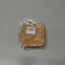 Small Square Portable Silicone Makeup Bag for Women Girls, Small Travel Lovely Waterproof Toiletry Cosmetic Bag, Zipper Closure Organizer Makeup Case with Handle (Light Brown)