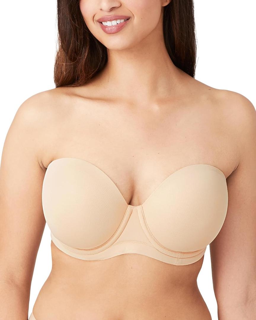 Wacoal Red Carpet Full-Busted Strapless Bra 854119 Natural Nude 32DD