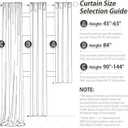 PANGSINNE 100% Linen Blackout Curtains for Bedroom 120 Inches Long, Back Tab/Rod Pocket Living Room Drapes, 10 FT Thermal Insulated Textured Blackout Curtains 2 Panels Set, 50" W x 120" L, White