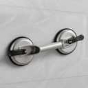 2 Pack Glass Suction Cup Heavy Duty Aluminum Vacuum Plate Handle Holder Heavy Duty Glass Lifter/Tile Suction Cup Lifter/Moving Glass/Lift Pads (White)