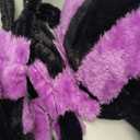 Halloween Decorations 5ft Giant Light Up Spider, 60inch Scary Spider with 56 LED Light, Timer, Creepy Spooky Decor, Glowing Eyes, Haunted Horror Prop for Spiderweb, Indoor, Outdoor, Yard (Purple)