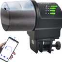 DXOPHIEX WiFi Fish Feeder Automatic Fish Feeder Automatic Dispenser Vacation for Aquarium and Turtle Tank with Feeding Ring