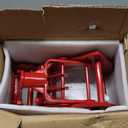 Cast Iron Wall Jack, 1000 lbs Heavy Duty Wall Jacks for Framing, Pole Jack Enables One-Person Wall Raise, Save Labor Cost & Back Strain for Construction Professionals, Red