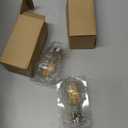 RORIANO Chinoiserie Ceramic Table Lamps Set of 2 for Living Room Bedroom Bedside, Traditional Blue Porcelain Classic Table Lamp for Nightstand Entryway, 2 LED Bulbs Included (Gold)