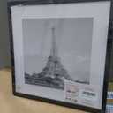 upsimples 16x16 Picture Frame, Display Pictures 12x12 with Mat or 16 x 16 Without, Wall Hanging Square Frames, Black, 1 Pack
