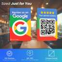 Google Review QR & NFC Tap Card - 1 Card - iPhone & Android - Boost Reviews by MESSAGENES