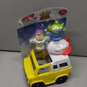 Fisher-Price Little People Toddler Toy Disney & Pixar Toy Story Pizza Planet Truck with Buzz Lightyear & Alien Figures for Kids Ages 18+ Months