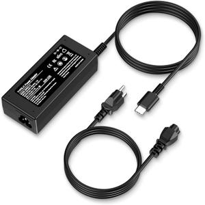 Universal 65W USB-C Laptop Charger Compatible with Lenovo, HP, Dell, Acer, Asus, Samsung, Google, and More, for Office, School, and Family