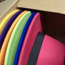 SATINIOR 6 Pcs Felt Bowler Hats Bulk Vintage Gangster Mafia Manhattan 1920s Costume Hats for Halloween Cosplay Party Supplies (Mafia, 6 Neon Colors)