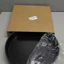 VAEHOLD Lazy Susan Stainless Steel Black Spice Rack Turntable for Pantry Cabinet - Decorative Trays Storage Containers Organizer for Kitchen Cabinet, Snacks, Bathroom (12 inches)