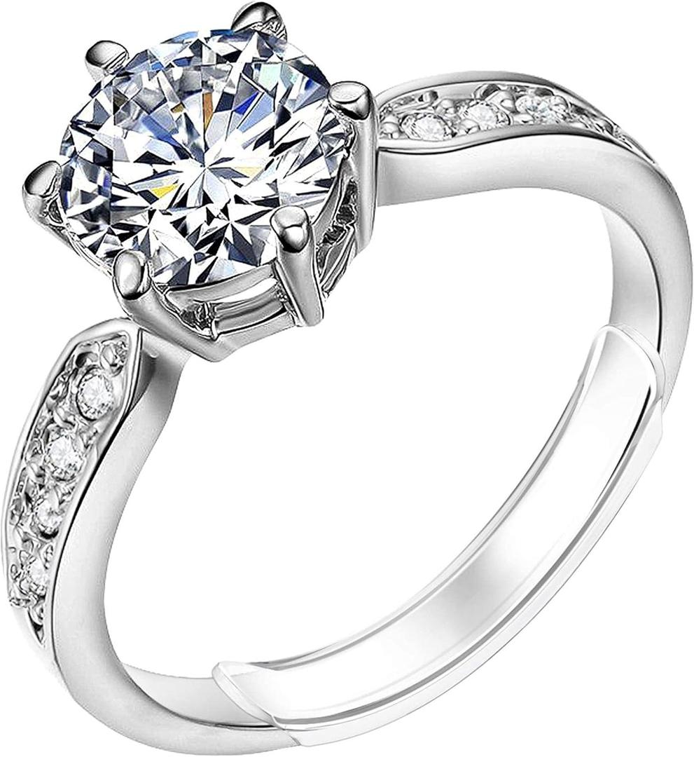 Invisible Ring Size Adjuster for Loose Rings Ring Adjuster Sizer Fit Any Rings Ring Guard Spacer (Clip-ON, 8 PCS)