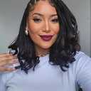 WIGER Boho Braided Wigs for Black Women Full Lace French Curly Bob Wig with Baby Hair Knotless 13X8 Lace Frontal Bohemian Box Braided Wigs Women Synthetic African American Women Hair