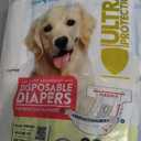 Paw Inspired 20ct Disposable Dog Diapers | Female Dog Diapers Ultra Protection | Diapers for Dogs in Heat, Excitable Urination, or Incontinence (X-Large)