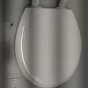 Mayfair NextStep Slow-Close Toilet Seat with Built-In Toddler Potty Training Seat, Removable, White, Round