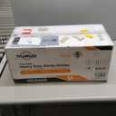 TitanFlex Heavy Duty Orange Industrial Nitrile Gloves with Raised Diamond Texture, Latex Free (6mil/8mil) (Medium, 05 6mil (1000ct))