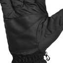 Heat Logic Thermal Winter Gloves, Touchscreen Compatible with Fleece Lining For Cold Weather, Water-Resistant Hiking Gloves (Small-Medium)