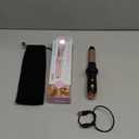 Curling Iron,Cordless Rechargeable Curling Iron,Cordless Hair Curler(3 Gear),Travel Mini Straightener 4000mAh,USB Charge Battery Flat Iron and Curler 2 in 1 for Long Short Hair(Small & Black)