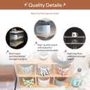 Coffee Mug Holder Wooden Cup Station Organizer 3-Tier Cup Holder for Coffee Bar Mug Display Rack for Countertop Mug Holder Shelf for Home Kitchen Pine Wood