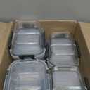 M MCIRCO 10-Pack,30 Oz Glass Meal Prep Containers 2 Compartments Airtight Lunch Bento Boxes with Lids, Glass Food Storage Containers, Microwave, Oven, Freezer and Dishwasher