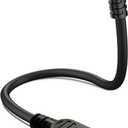 USB-C Male to Mini USB Female Adapter, 90 Degree Converter for Dash Cam Hardwire Kit and More USB Devices (Only for Charging)