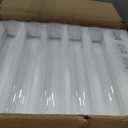 30 Pack Glass Hurricane Candle Holders 12.6" Open Ended Candlestick Holder Tubes Clear Bottomless Cylinders Suitable Taper LED Candles for Wedding Party Christmas Table Centerpiece Decor