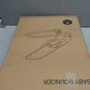 Winchild Baby Bouncer,Portable Baby Bouncer Seat & Foldable with 3 Height Adjustments, Ergonomic Bouncer for Babies 0-6 Months, Wood Grain Style, Natural Vibrations, Includes Storage Bag(Mesh Beige)