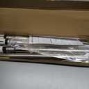 LOMILD Closet Rod for Hanging Clothes, 54 to 64 Inches Adjustable Heavy Duty Closet Rod, Silver