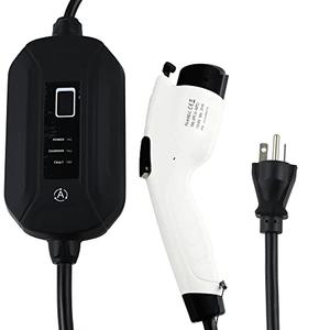 Wisepick Portable EV Charger 16 Amp 240V with NEMA 5-15 Level 1 or NEMA 6-20 Level 2 Electric Vehicle Charging Station Adapter 24.6 ft (Level 2 (NEMA 6-20))