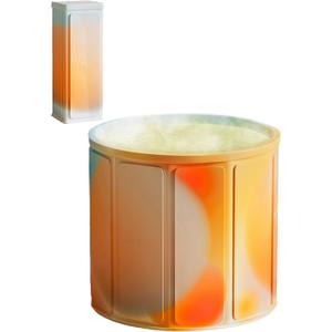 Portable Bathtub Adult Ice Bath Tub - Collapsible Folding Foldable Bathtub for Adult Shower Bathroom Hot SPA Soaking Cold Plunge Tub Deep Freestanding Bathtub Indoor Outdoor Orange