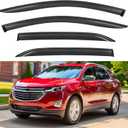 Window Visors Rain Guards Shield for 2018-2024 Chevrolet Equinox, Out-Channel Window Vent Wind Deflectors Visors Shades for 18-24 Chevy Equinox