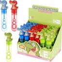 Reptile Party Favors Bubble Wands for Kids Swampy Alligator Bubble Water Toys Crocodile Goody Bag Stuffers Reptile Series Birthday Presents Giveaways 24PCS