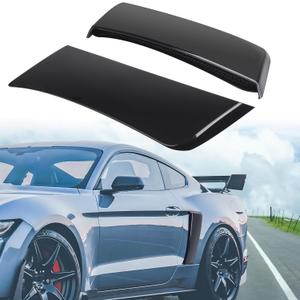 Black Rear Quarter Panel Side Scoop Compatible with Ford Mustang 2015-2023, Rear Side Fender Door Scoops Compatible with Ford Mustang 2015-2023 (2PCS)