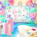 JeVenis Oneder The Sea Birthday Girl Decorations Ocean Animal First Birthday Party Decorations Under The Sea 1 Year Old Decor Balloons