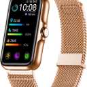 Health Fitness Tracker, Smart Watch with 24/7 Heart Rate and Blood Oxy-gen Monitor, Sleep Tracker with IP68 Waterproof, Activity Tracker Pedometer Step Counter for Women Men
