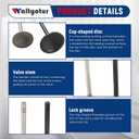 waltyotur 16Pcs Intake Exhaust Engine Valves Replacement for GM 2.0/2.2/2.4 Ecotec DOHC