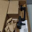 Schlage FE285 CEN 622 LAT Century Front Entry Handleset with Latitude Lever, Lower Half Grip, Matte Black (Standard Interior Trim)