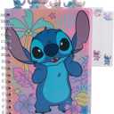 Disney Lilo and Stitch Tab Journal Notebook, Spiral Bound, 96 Lined Pages, 8 x 7 inches, Purple