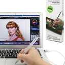 SonarPen (USB C): Battery-Less Pressure Sensitive Stylus Pen, Compatible with iPad/iPhone/Android/Mac/Windows PC and Switch. with Palm Rejection and Shortcut Button. (White)