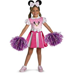 Disney Minnie Mouse Cheerleader Toddler Girls' Costume (Extra Small (3T-4T))