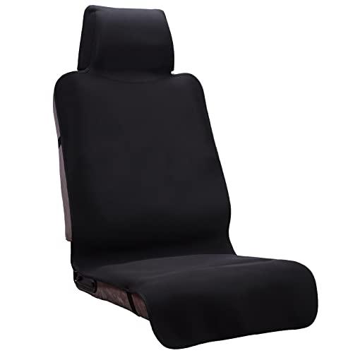 Waterproof Seat Cover, Upgraded Sweat Carseat Protector, Perfect for Universal Anti-Slip Car Truck SUV Seat, Ideal for Surfing Yoga Gym Workout, Black