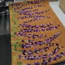 Juvale Lavender Door Mat  Welcome Mat for Front Door, Indoor, Outdoor, Entryway Welcome Rug for Patio, Porch  Coco Coir Doormat (17x30 inches)