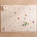 Nuby Reversible Baby Floor Mat, 77" x 58" - Foldable and Lightweight Baby Play Mat for Floor - Easy Storage and Travel - Stars and Sky