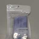 Olababy Fold N Go Silicone Baby Bib w Travel Case | Lightweight Design Eases Pressure Bruising for Infants & Toddlers (Blueberry)