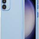 RALEAVO for Samsung Galaxy S23 Case Luxury Plating Case Cover Slim Lightweight Glossy Bling Phone Case Soft TPU Shockproof Bumper Case Electroplated Case,Blue