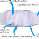 Teamoy 3pcs Reusable Wrap Diapers for Male Dogs, Washable Puppy Belly Band (2XL, 29"-34" Waist, Black+ Gray+ Blue)